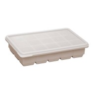 Forma Para Gelo 15 Cubos 19,5X12,5X4,5cm bege Silicone